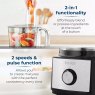 Tower 750w Multi Function Food Processor 2-in-1 functionality and 3 settings