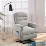 Willow Lift & Tilt Dual Motor Recliner Chair In Champagne lifestyle titlted
