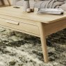Anderson Coffee Table With Drawer lifestyle close up