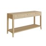 Anderson Console Table With Drawers white background