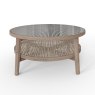 Holcott Rattan Coffee Table white background
