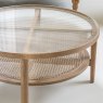 Holcott Rattan Coffee Table lifestyle close up