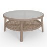 Holcott Rattan Coffee Table white background