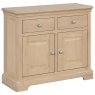 Broadway 2 Door 2 Drawer Sideboard In Oak white background