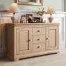 Broadway 2 Door 3 Drawer Sideboard In Oak lifestyle