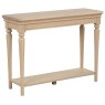 Broadway Console Table In Oak white background