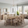 Broadway Medium Extending Dining Table In Oak lifestyle extended