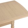 Broadway Medium Extending Dining Table In Oak white background close up