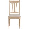 Broadway Wooden Dining Chair In Oak white background front