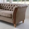Granby Tweed Hunting Lodge 2 Seater Sofa lifestyle close up