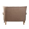 Hexham Tweed Hunting Lodge 2 Seater Sofa white background back