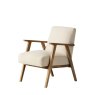 Neyland Accent Chair In Natural white background angle