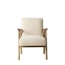 Neyland Accent Chair In Natural white background front