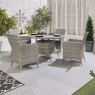 Norfolk & Co Brancaster 4 Seater Round Dining Set lifestyle