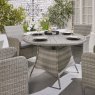 Norfolk & Co Brancaster 4 Seater Round Dining Set lifestyle