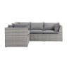 Norfolk & Co Brancaster Corner Sofa With Adjustable Table & Benches white background