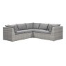 Norfolk & Co Brancaster Corner Sofa With Adjustable Table & Benches white background