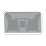 Norfolk & Co Bistro Set Garden Furniture Cover