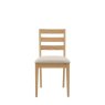 Gallery Direct Malvern Dining Chair Pair white background front