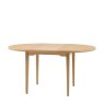Gallery Direct Malvern Round Extending Dining Table white background