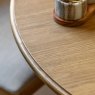 Gallery Direct Malvern Round Extending Dining Table lifestyle close up