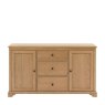 Gallery Direct Malvern 2 Door 3 Drawer Sideboard white background front