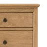Gallery Direct Malvern 1 Door 4 Drawer Sideboard white background close up