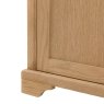 Gallery Direct Malvern 1 Door 4 Drawer Sideboard white background close up