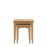 Gallery Direct Malvern Nest Of 2 Tables white background front