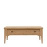 Gallery Direct Malvern 1 Drawer Coffee Table white background