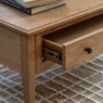 Gallery Direct Malvern 1 Drawer Coffee Table lifestyle close up