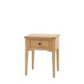 Gallery Direct Malvern 1 Drawer Side Table white background
