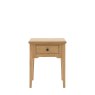 Gallery Direct Malvern 1 Drawer Side Table white background front