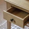 Gallery Direct Malvern 1 Drawer Side Table lifestyle close up