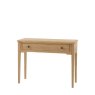 Gallery Direct Malvern 1 Drawer Console Table white background