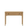 Gallery Direct Malvern 1 Drawer Console Table white background front