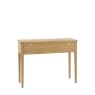 Gallery Direct Malvern 1 Drawer Console Table white background back