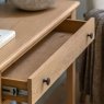 Gallery Direct Malvern 1 Drawer Console Table lifestyle close up