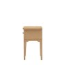 Gallery Direct Malvern 1 Drawer Bedside Table white background side