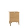 Gallery Direct Malvern 2 Drawer Bedside Table white background back