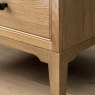 Gallery Direct Malvern 2 Drawer Bedside Table lifestyle close up