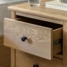 Gallery Direct Malvern 2 Drawer Bedside Table lifestyle close up