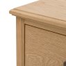 Gallery Direct Malvern 2 Drawer Bedside Table white background close up