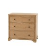 Gallery Direct Malvern 3 Drawer Chest white background