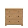 Gallery Direct Malvern 3 Drawer Chest white background front