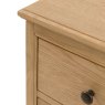 Gallery Direct Malvern 3 Drawer Chest white background close up