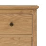 Gallery Direct Malvern 3 Drawer Chest white background close up