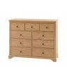 Gallery Direct Malvern 9 Drawer Chest white background
