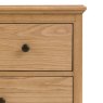 Gallery Direct Malvern 9 Drawer Chest white background close up