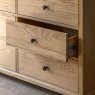 Gallery Direct Malvern 9 Drawer Chest lifestyle close up